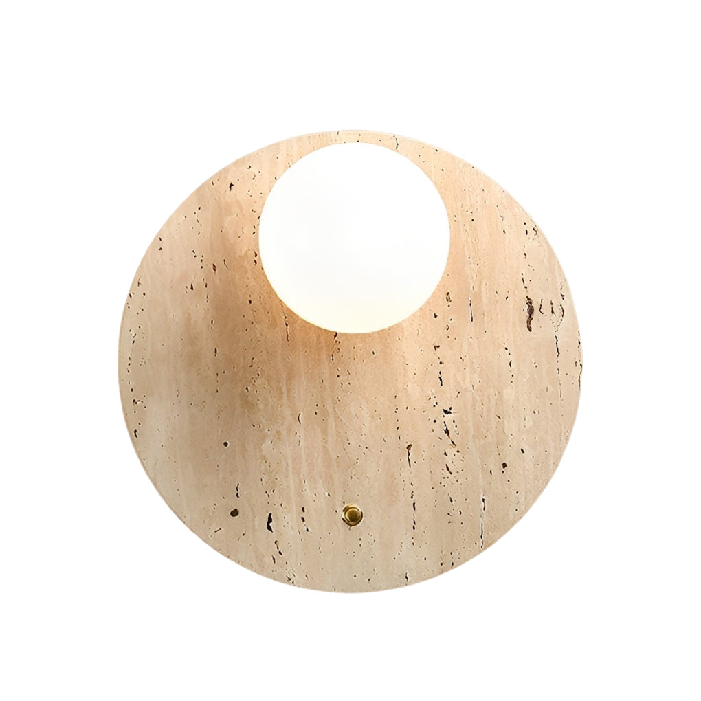 Yellow Travertine Wall Lights Fixture Ha098903
