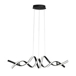 Wave Strip Twisted Creative Pendant Light Ha081811