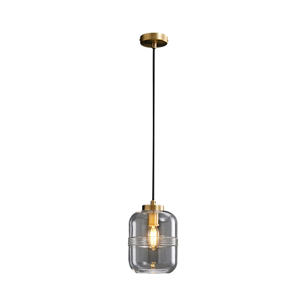 Semi Threaded Glass Modern Pendant Lights Li002703