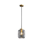 Semi Threaded Glass Modern Pendant Lights Li002703