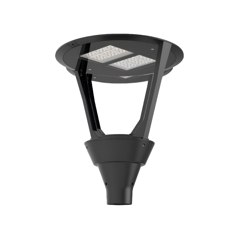 21 Inch Black Post Top Led Light Fixture