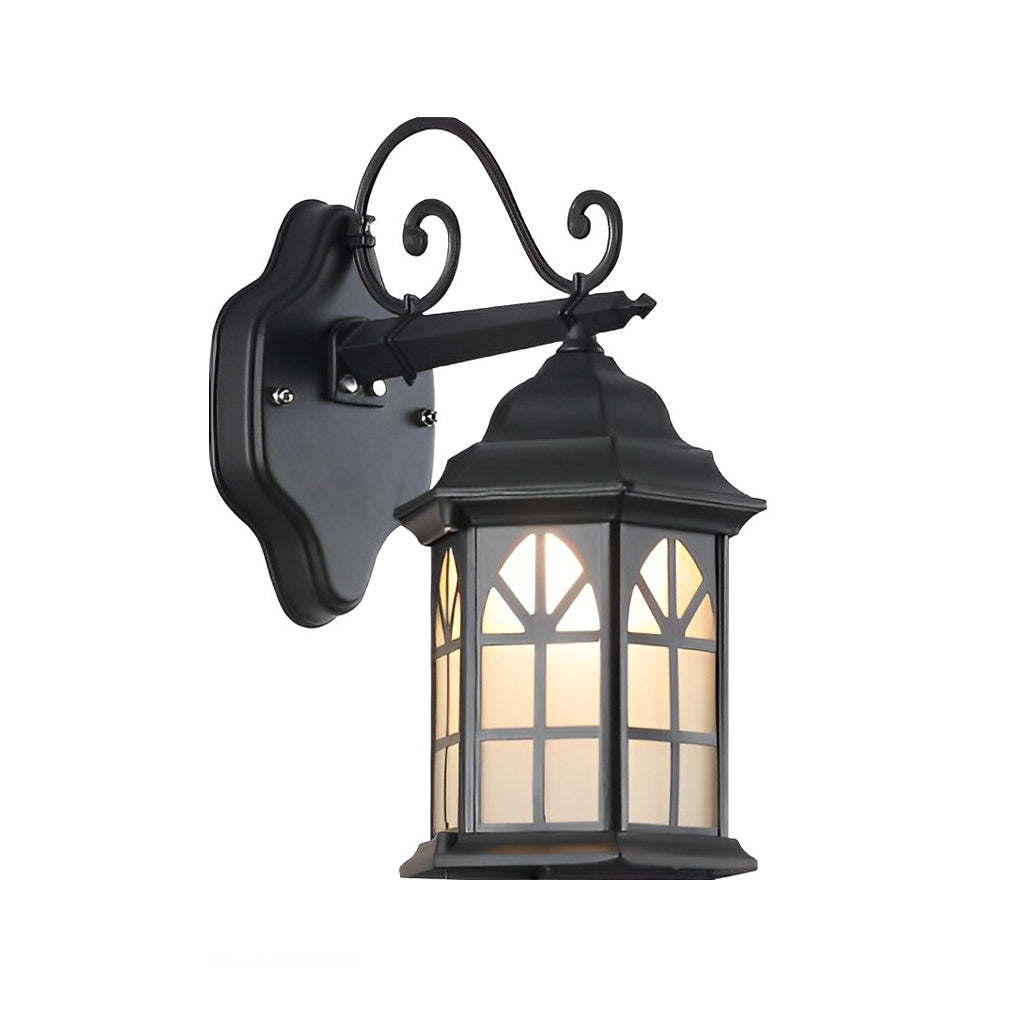 Retro Led Solar Wall Lamp Ha083674