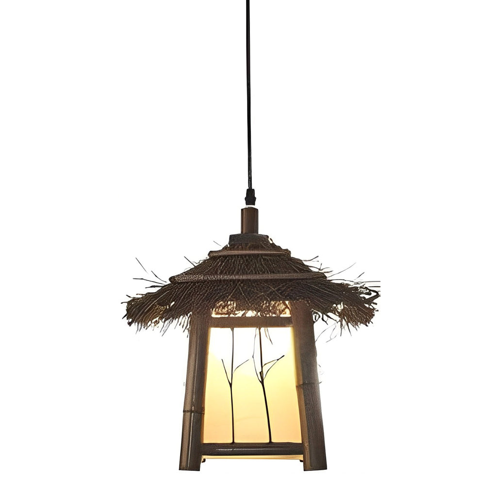 Rustic Bamboo Design Farmhouse Lights Li002120