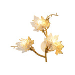 Maple Leaves Glass Wall Lamp Li002587