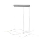 Modern Kitchen Lighting Bundle with Linear Chandelier, Crystal Pendants & Under Cabinet LED Light