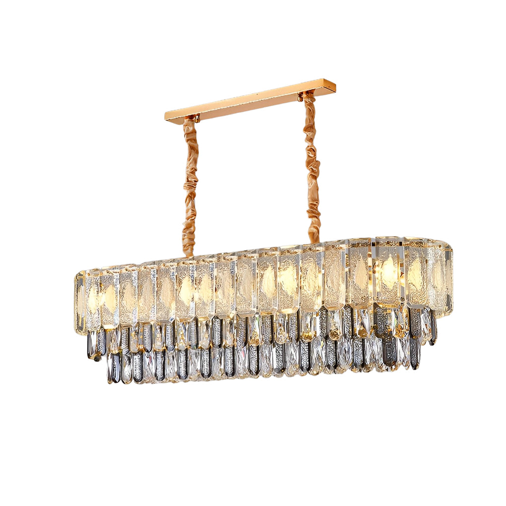 Round Crystal Postmodern Chandelier Light Ha092896