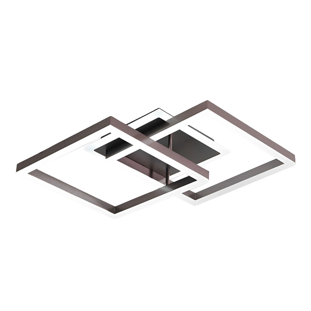 Square Overlapping Ceiling Light Fixture Ha077621