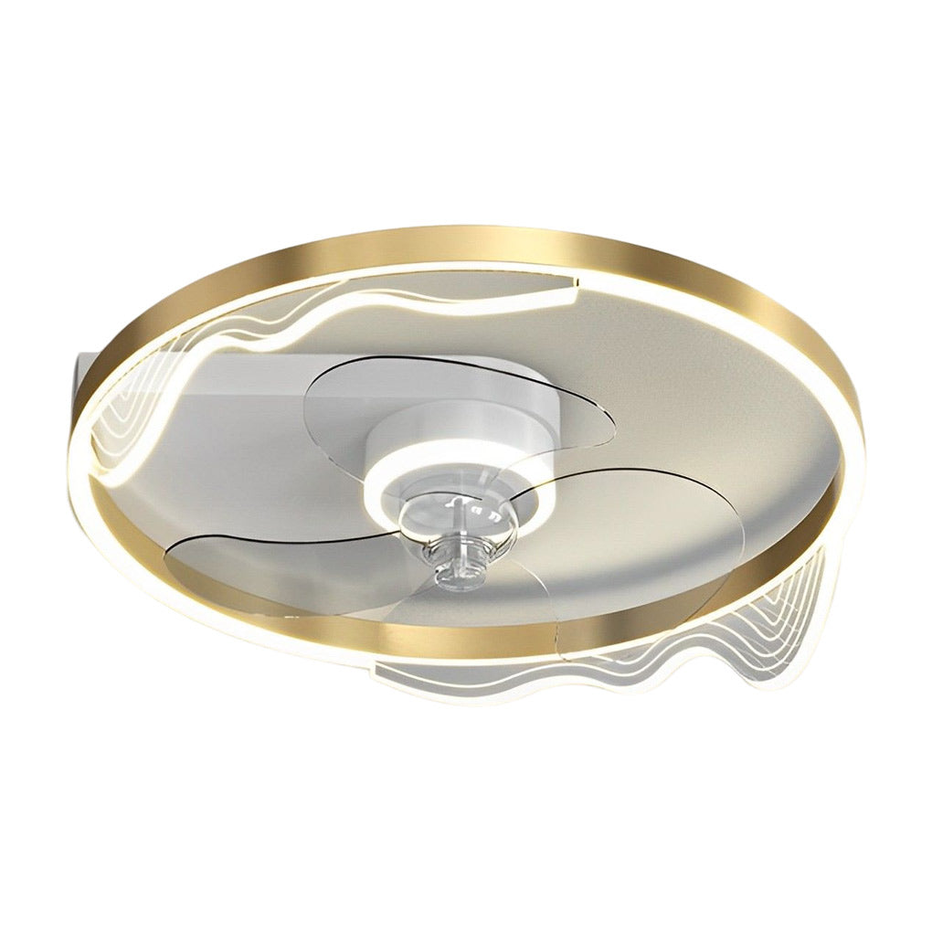 Round Modern Bladeless Ceiling Fans Ha082733