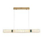 Long Strip Crystal Chandelier Ha090617