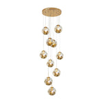 Glass Globes Shade Chandelier Ha095051
