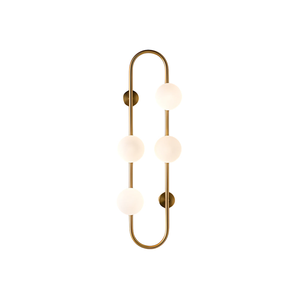 Creative 4 Glass Ball Bubbles Led Post Modern Decorative Wall Sconces Lighting