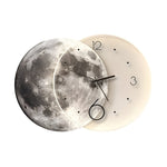 Moon Lunar Wall Clock Usb Remote Control Power Bank Led Wall Painting Lamp Li002757