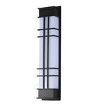 Retro Rectangular Black Outdoor Wall Lamp Li002110