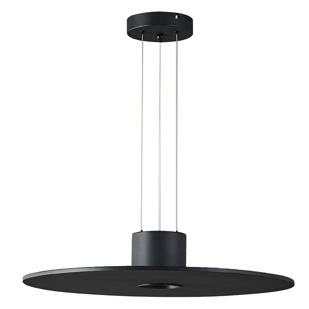 Round Plate Shaped Led Modern Pendant Light