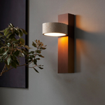 Off White Travertine Wall Lamp