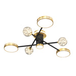 Starry Flowers Three Step Dimming Modern Ceiling Lights Fixture Hanging Lamp