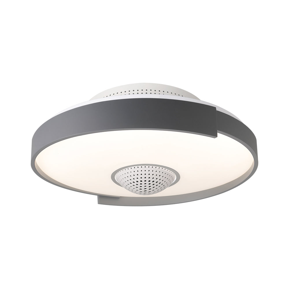Modern 6 Speed Bladeless Ceiling Fan With Dimmable Led Light Round