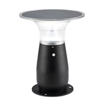 Modern Solar Path Downlights 360° Black LED Landscape Lighting