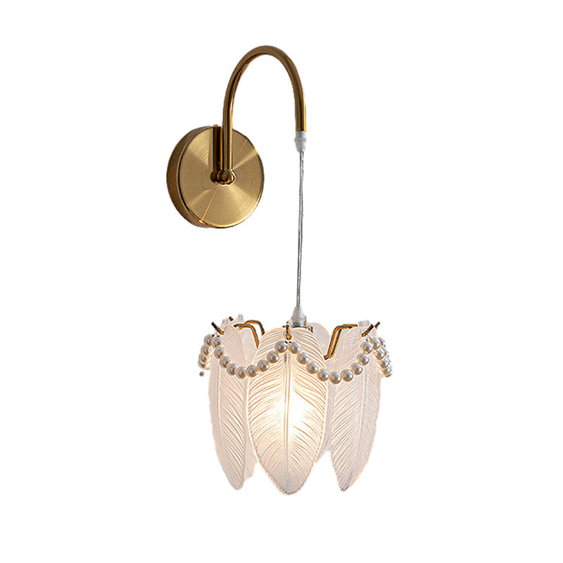 Glass Feathers Nordic Wall Lights Li002591