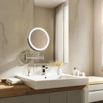 Three Tone Dimming Wall Mounted Makeup Mirror