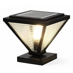 Geometric Shape Solar Fence Post Lights Li002413