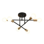 Elegant 6 Light Flush Mount Light E26 E27 22 Dia