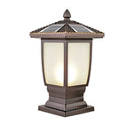 Retro Modern Solar Fence Post Light Ha092357
