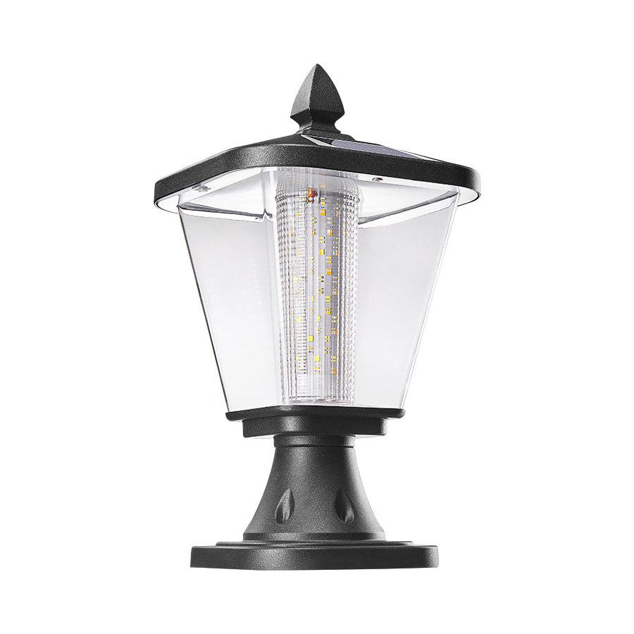 Solar Post Cap Light in Die-Cast Aluminum with Dual-Color LED
