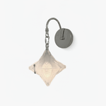 Lyra Star Wall Sconce – Modern Chrome & Glass Wall Light