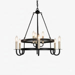 Vintage Voyager Chandelier – Industrial Brass Pendant Light for Modern Interiors