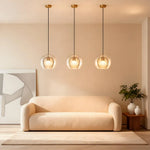 Modern Chic Spherical Glass Pendant Light