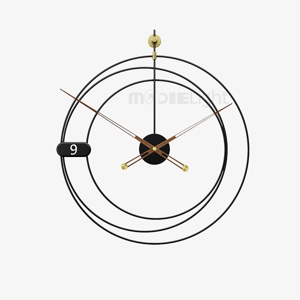 Runde Wanduhr