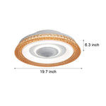 Aura 20" Bladeless Smart Ceiling Fan with Dimmable LED Light
