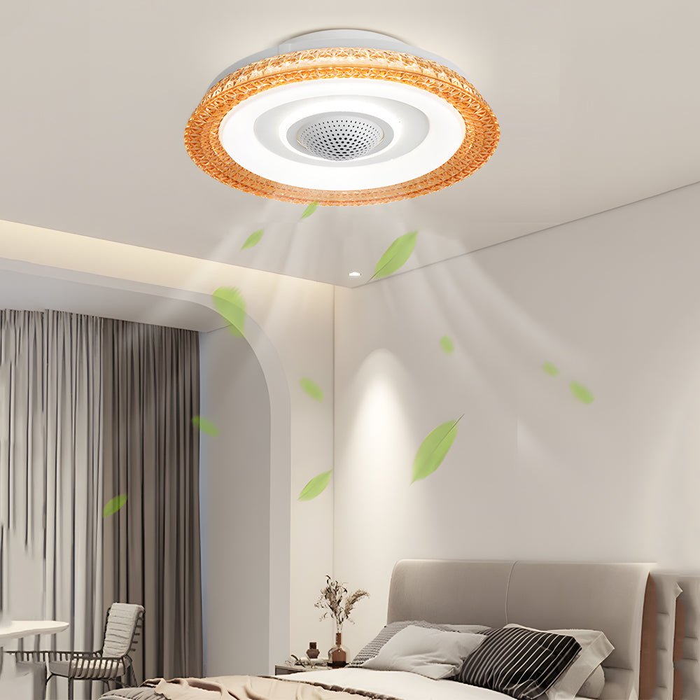 Aura 20" Bladeless Smart Ceiling Fan with Dimmable LED Light