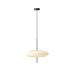 Opal Disc Modern Pendant Light with Opalescent Polymer Shade