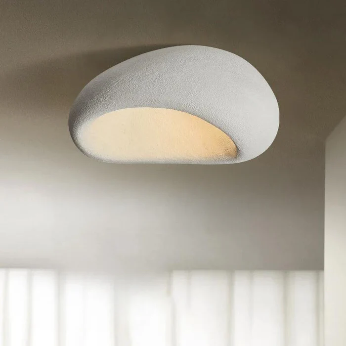 Moon Shaped Flushmount Ceiling Light