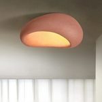 Moon Shaped Flushmount Ceiling Light