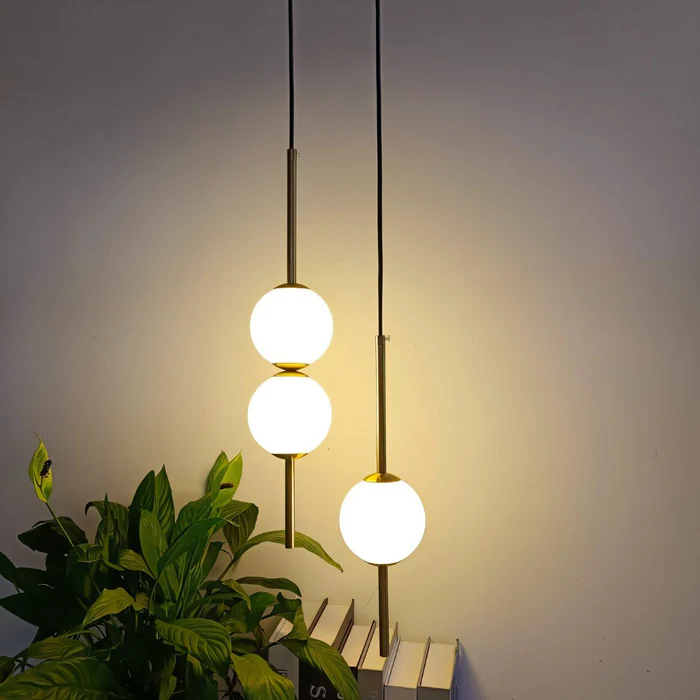 Modern Bedside Cylindrical Hanging Lamp