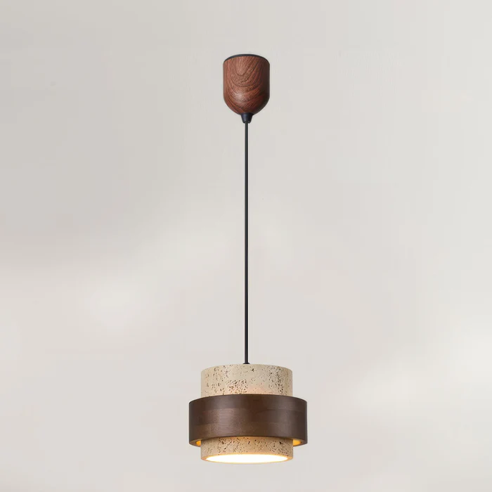Retro Stone Wabi Sabi Pendant Light