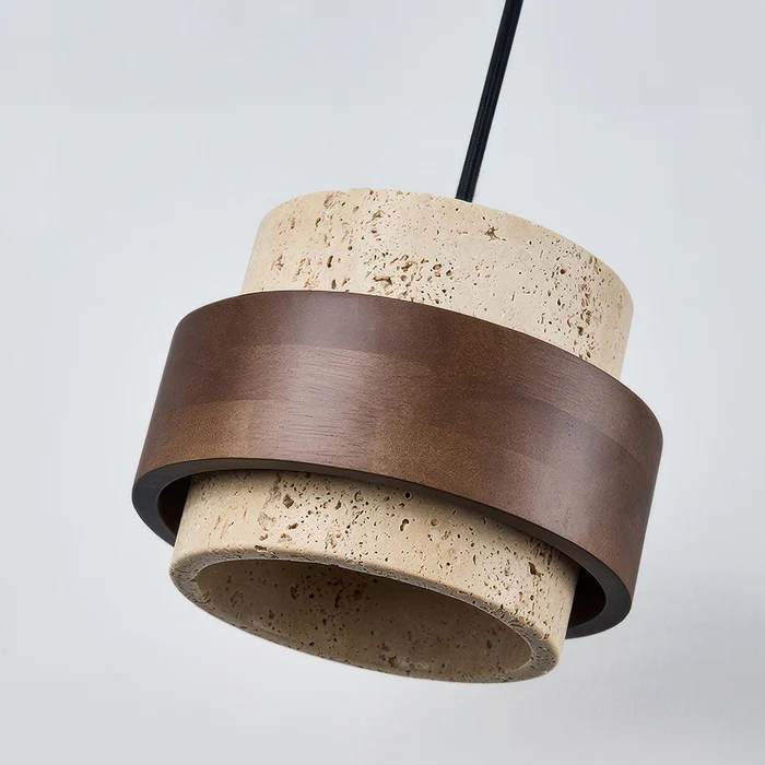 Retro Stone Wabi Sabi Pendant Light