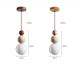 Modern Simple Travertine Pendant Lamp
