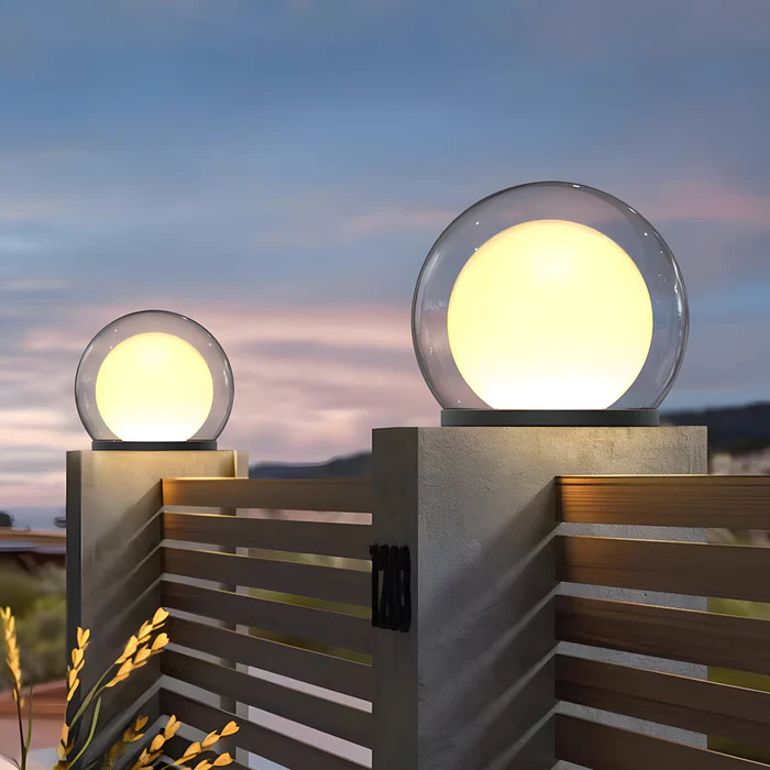 Modern Outdoor Pillar Lamp