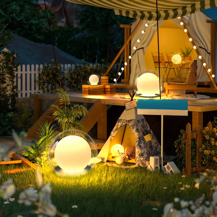 Modern Outdoor Pillar Lamp