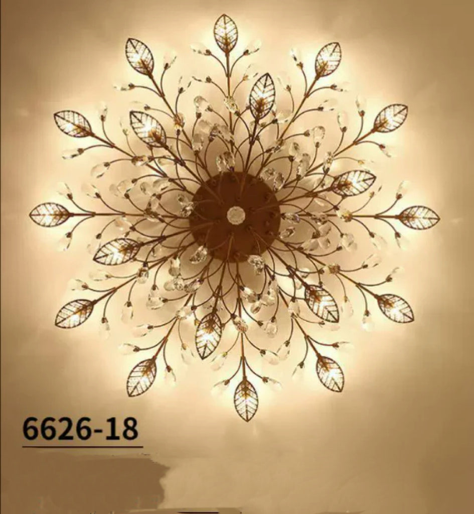 American Style Crystal Branch Ceiling Lamp