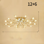 American Style Crystal Branch Ceiling Lamp