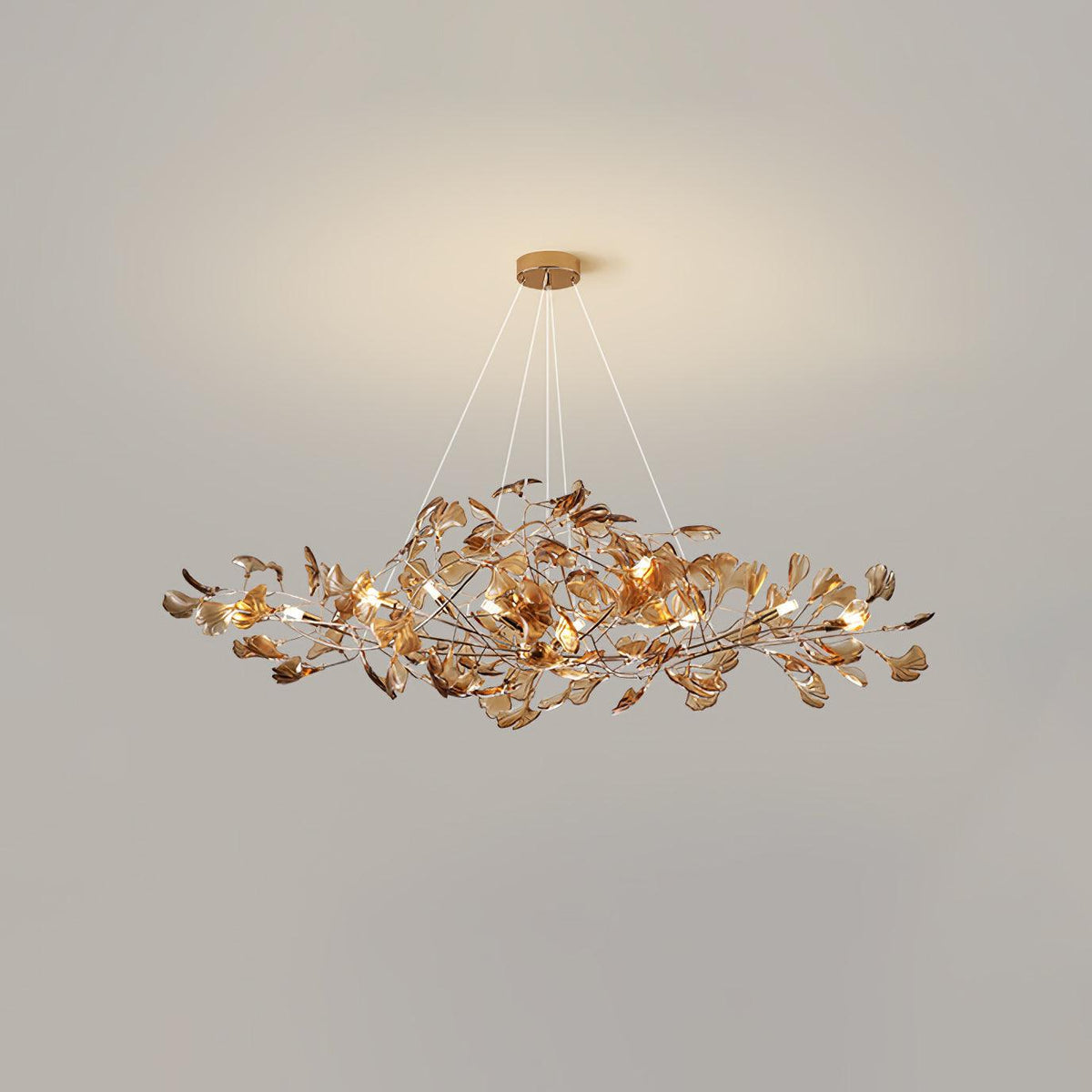 Auraleaf Acrylic Chandelier
