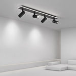 Recessed Adjustable LED Spotlight Fixture, Modern Aluminum Trim