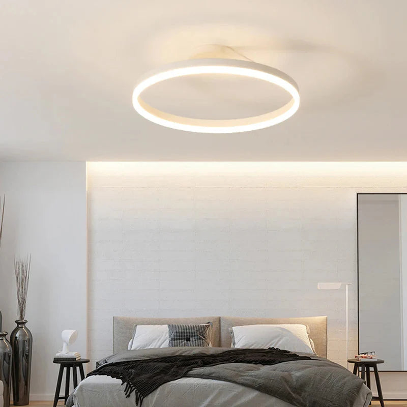 Sleek Round Nordic Ceiling Light