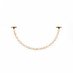 Pearl Necklace Acrylic Ball Chandelier, Modern Gold LED Pendant Light