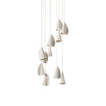 Sonora Handcrafted Ceramic Chandelier with LED Illumination